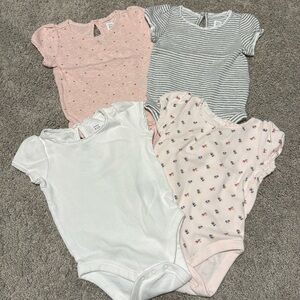 Baby GAP ribbed onesies